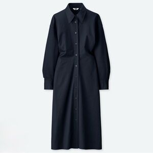 Uniqlo Classic Black Long Sleeve Dress